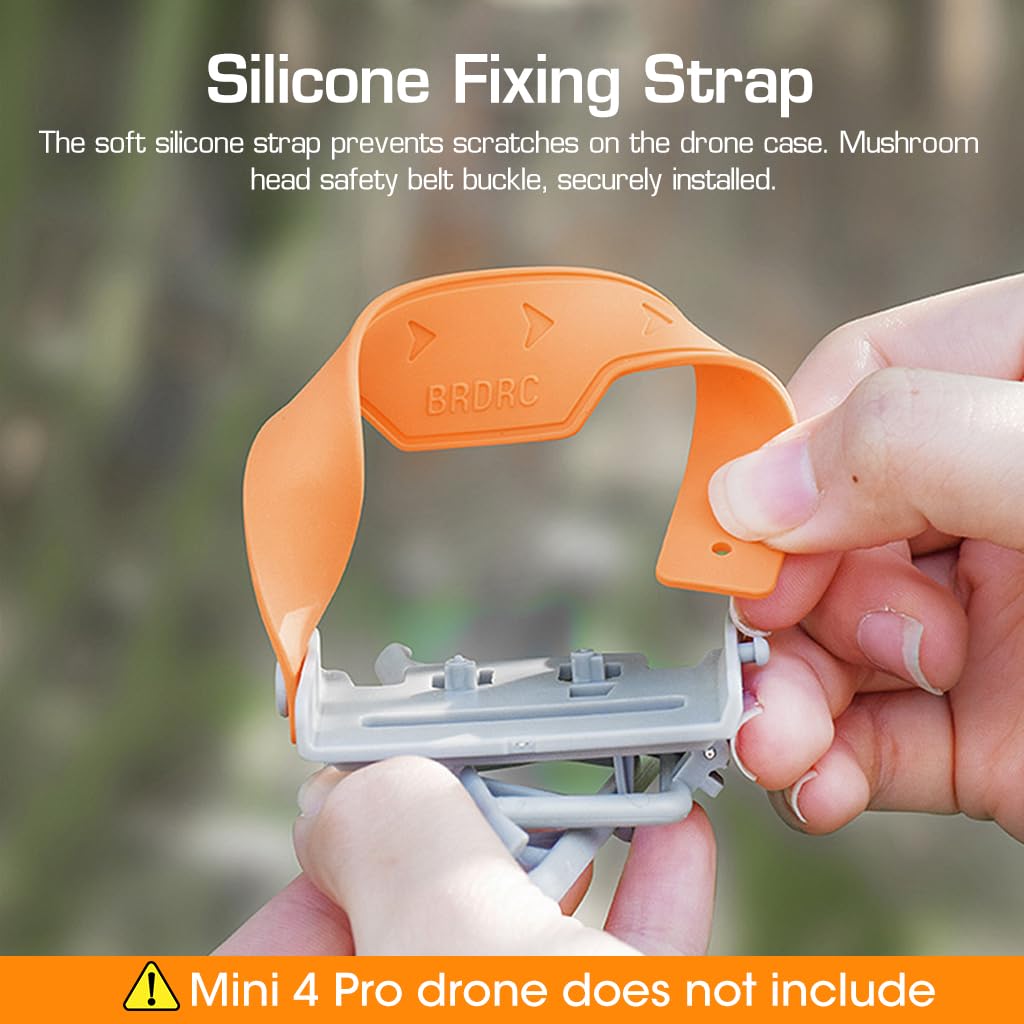 ZORBES Landing Gear for DJI Mini 4 Pro with 25mm Lift and Foldable Quick‑Release Design