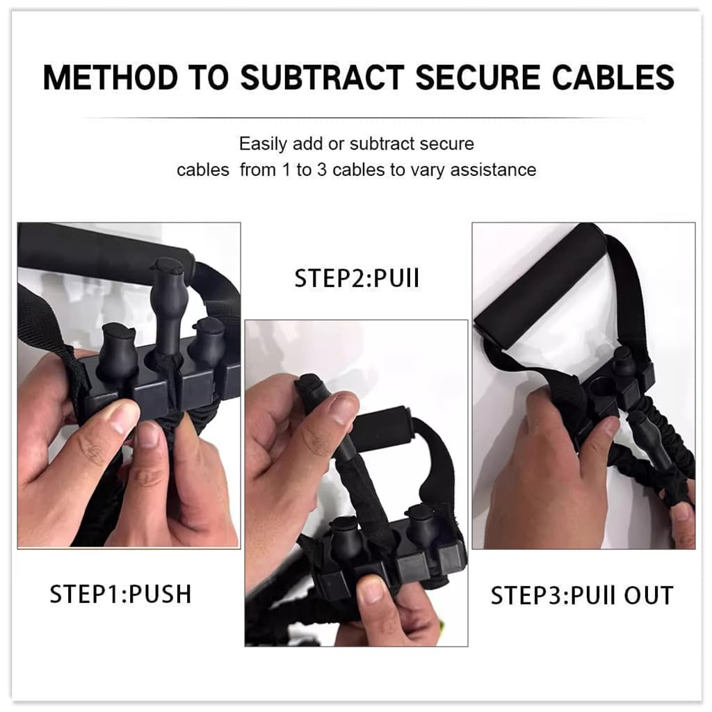 Proberos Pull Up Assist Band for Home Gym Training with Foot Loop and 440 lbs Support | Adjustable Nylon Strap