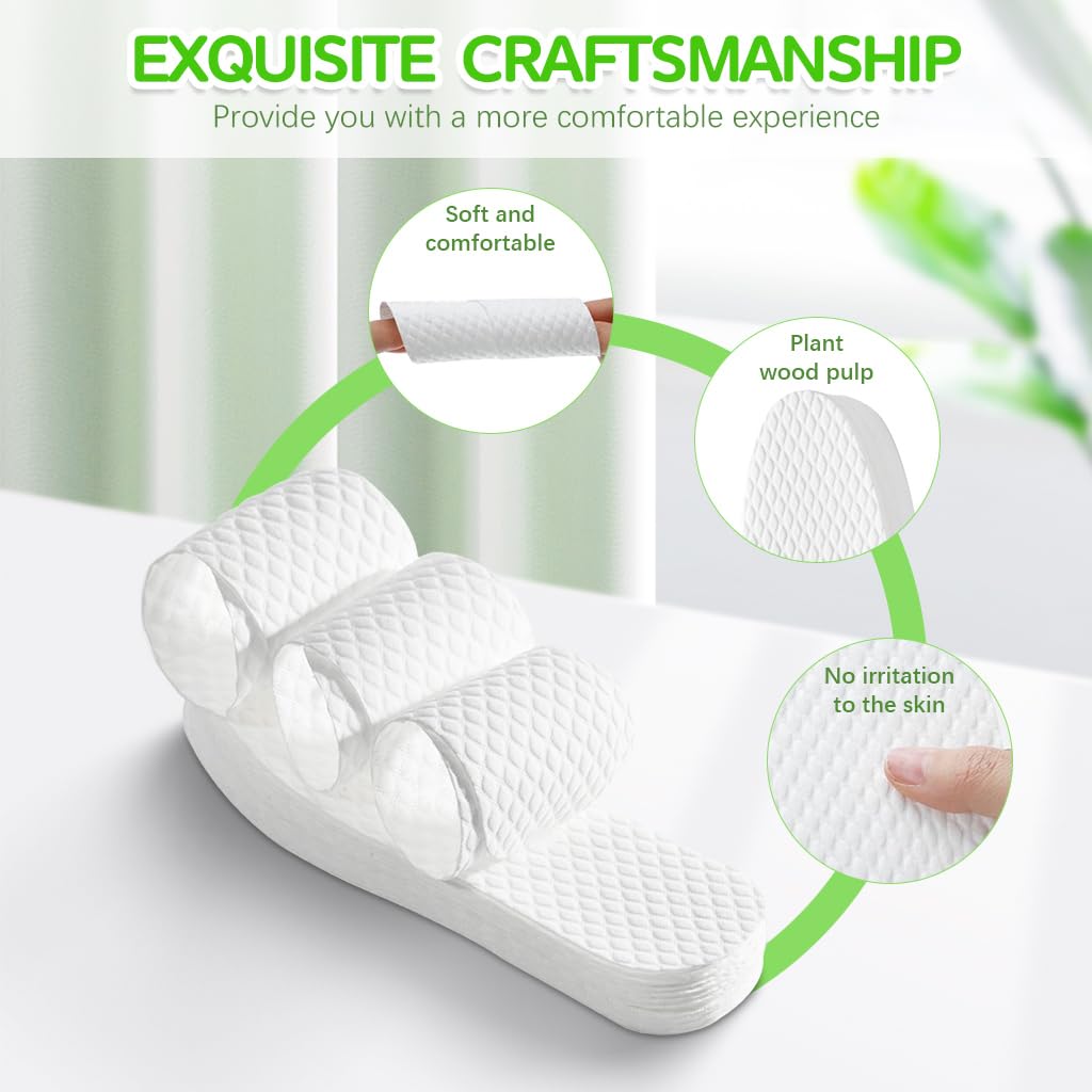 Venzina Cotton Shoe Insoles for Running and Daily Wear featuring Breathable Wood Pulp 10 Pairs 26cm | Disposable Anti Odor Inserts for Men and Women