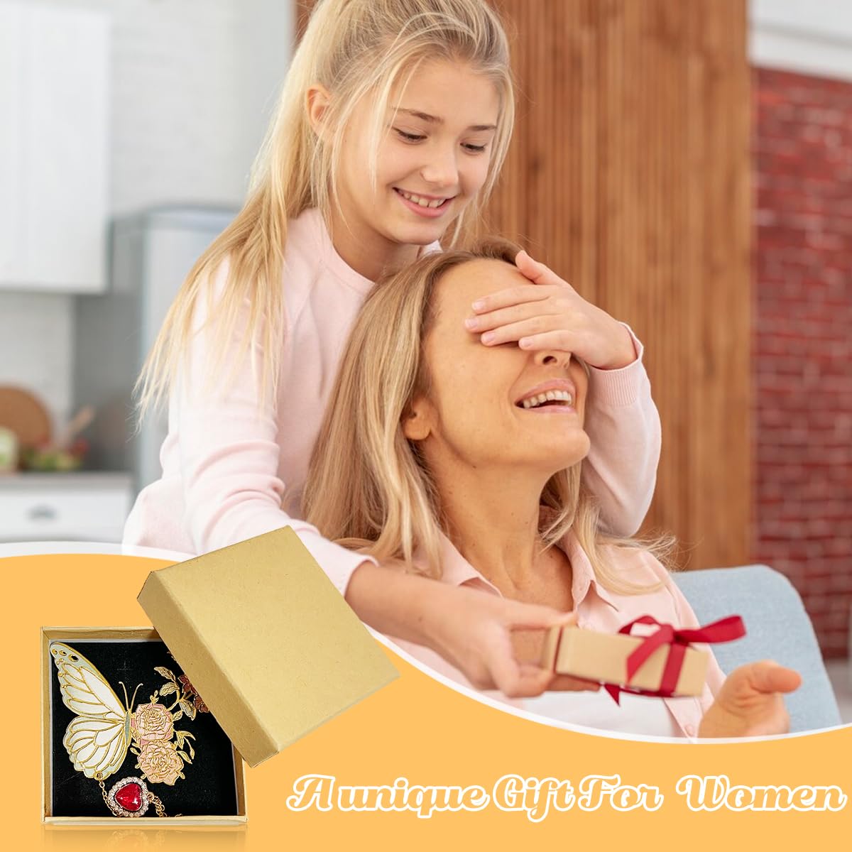 HASTHIP Metal Feather Bookmark for Books with Glow in the Dark Butterfly Chain | Zinc Alloy 11.5cm