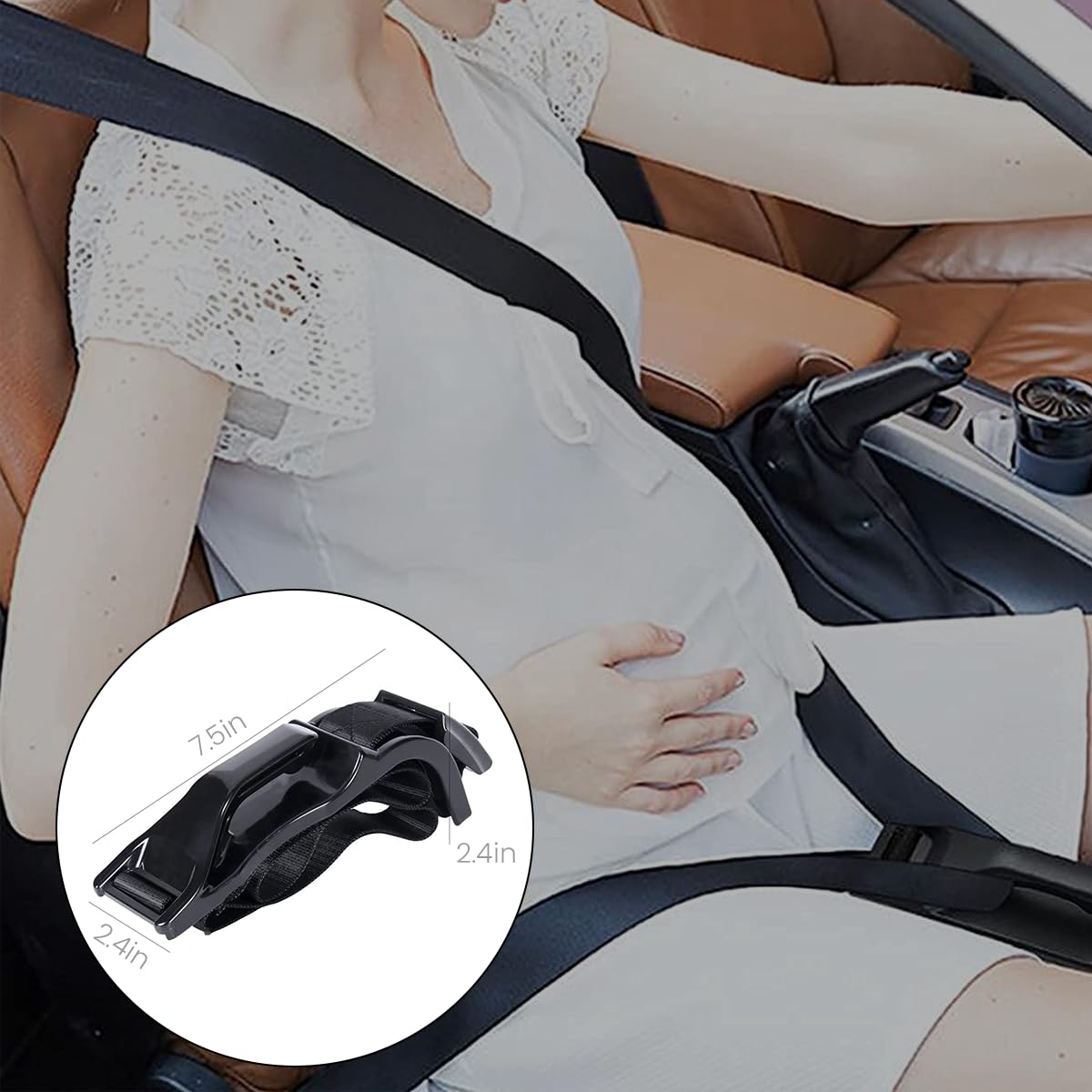SNOWIE SOFT Car Seat Cover Adjuster for Pregnant Women with ABS Hook and Polyester Strap | Belly Pressure Relief and Easy Installation
