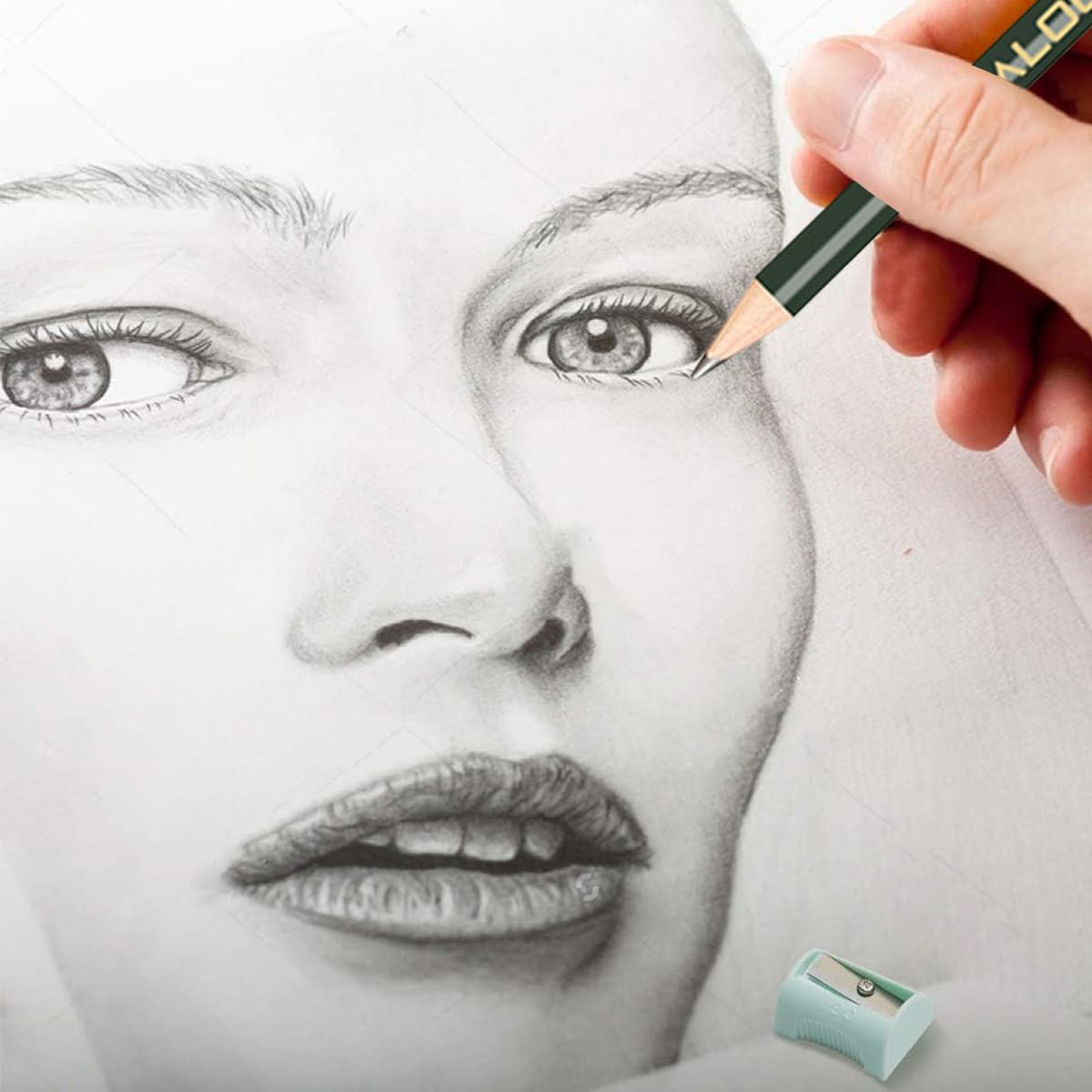 HASTHIP Sketch and Drawing Tool Kit for Artists with 54 Pcs including Storage Bag | Ideal Gift