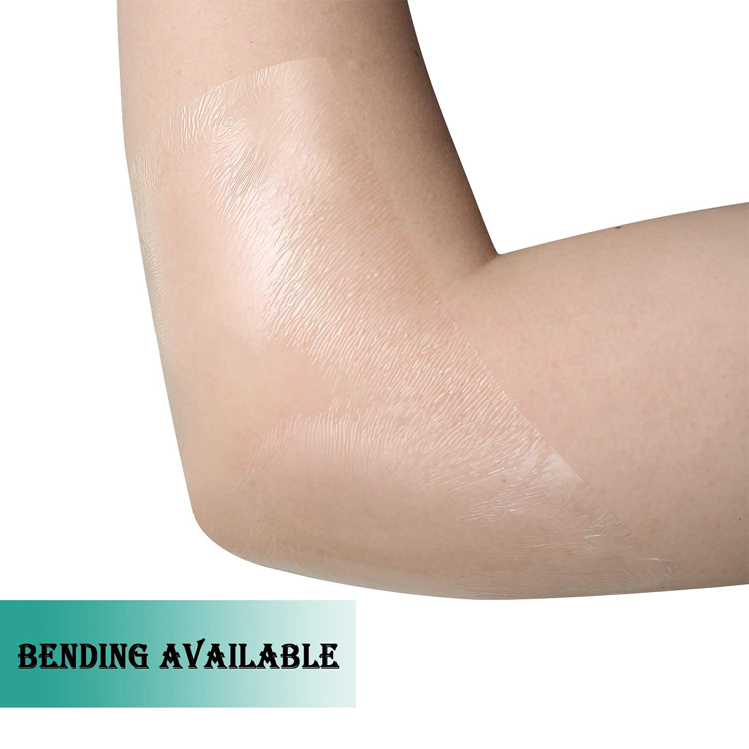 HANNEA Transparent Stretch Adhesive Bandage for Tattoo Healing featuring 7 cm × 10 m Waterproof Roll | Cuttable Traceless Clear Skin Protection