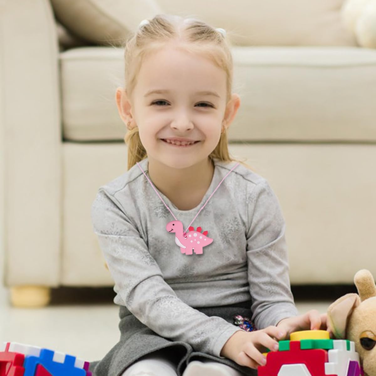 SNOWIE SOFT Baby Chew Toys for Sensory Kids with 4pcs Silicone Teethers & Easy Grip Design