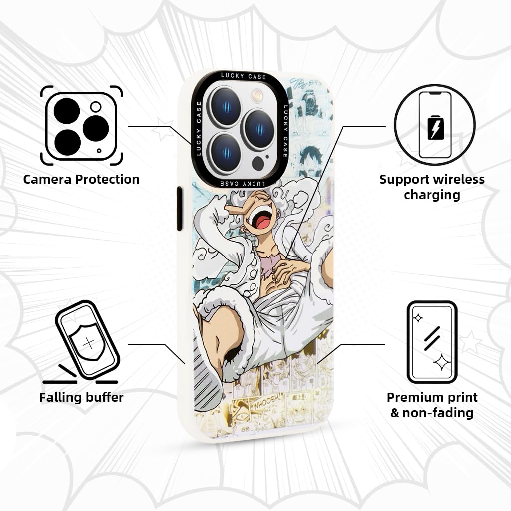 FANCYKU Phone Case for iPhone 16 Pro with Holographic Iridescent Acrylic | Anti Scratch