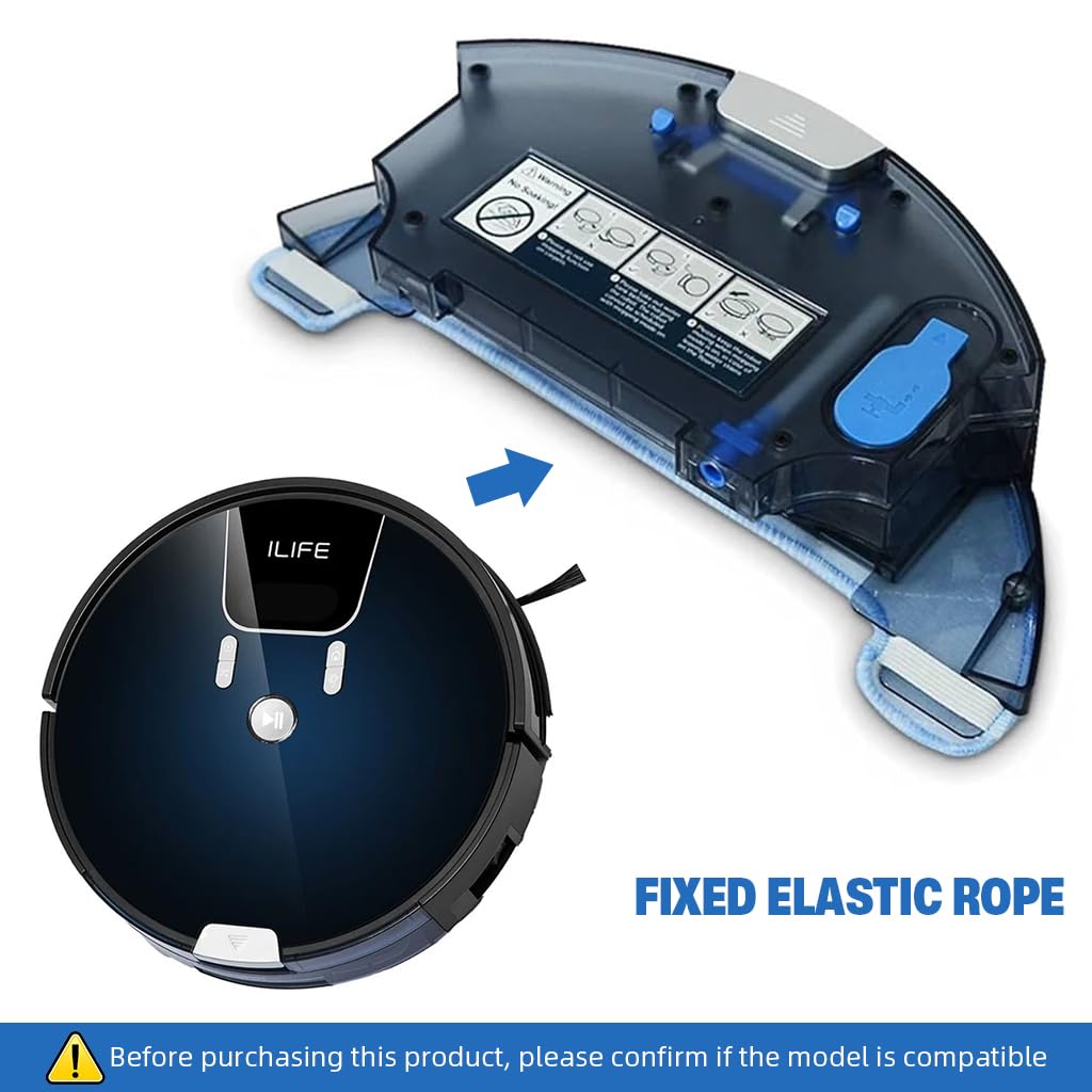 Hasthip Replenishment Kit for ILIFE A80 Pro Robot Vacuum including 8Pcs Brushes Filters | Easy Installation