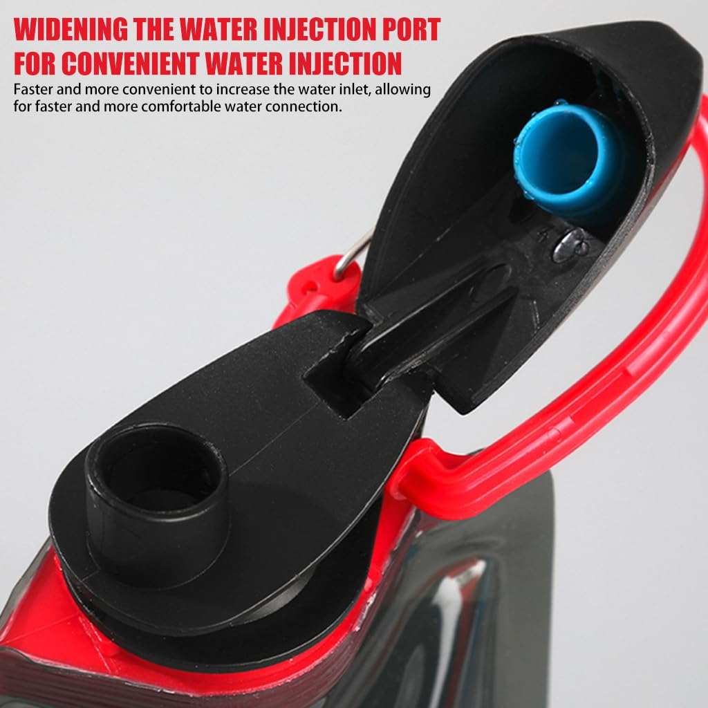 Optifit Folding Water Bottle for Travel and Running with Leak-Proof Lid 700ml PE Material