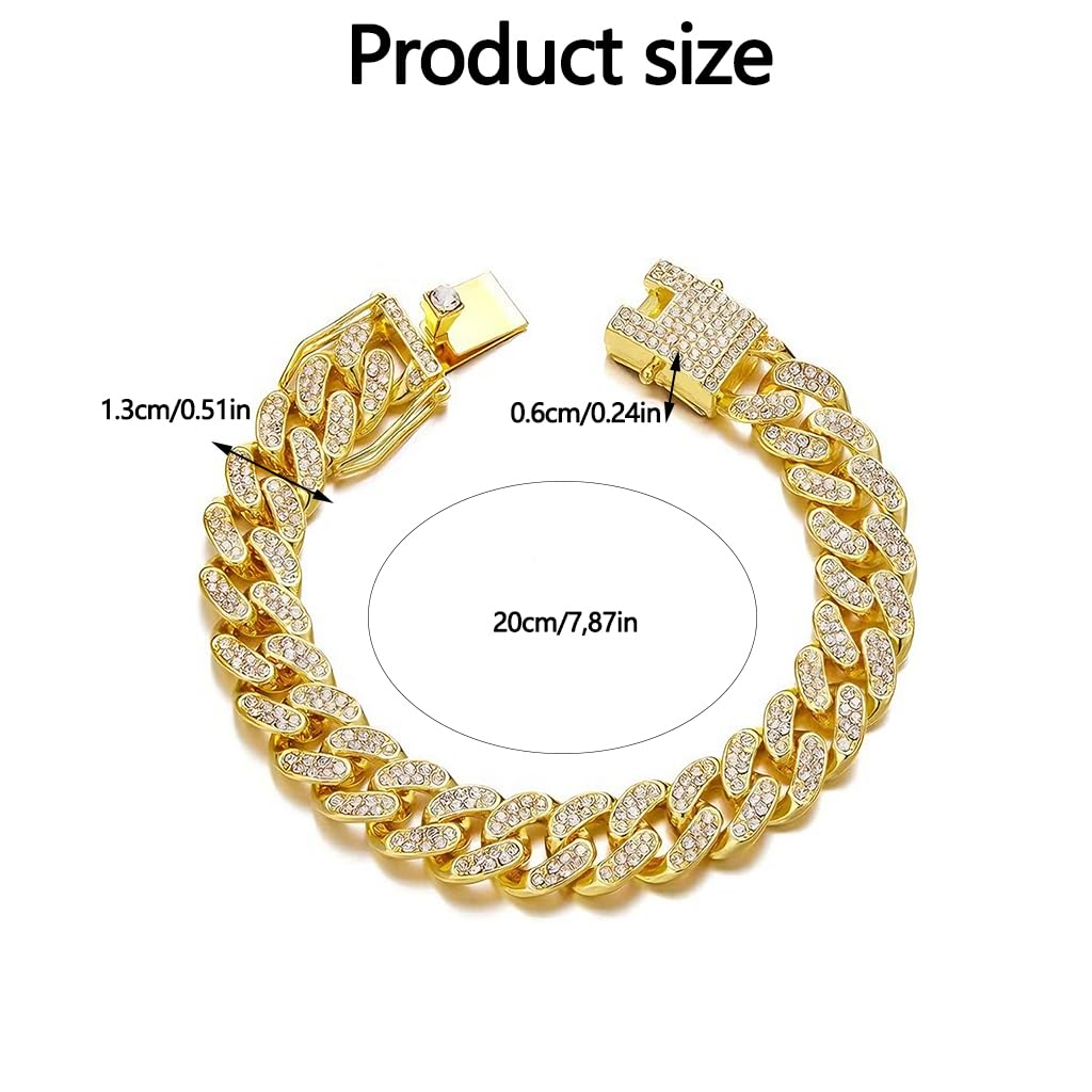 Zibuyu Layered Men Bracelet for Casual and Party Wear featuring Adjustable Metal Chains