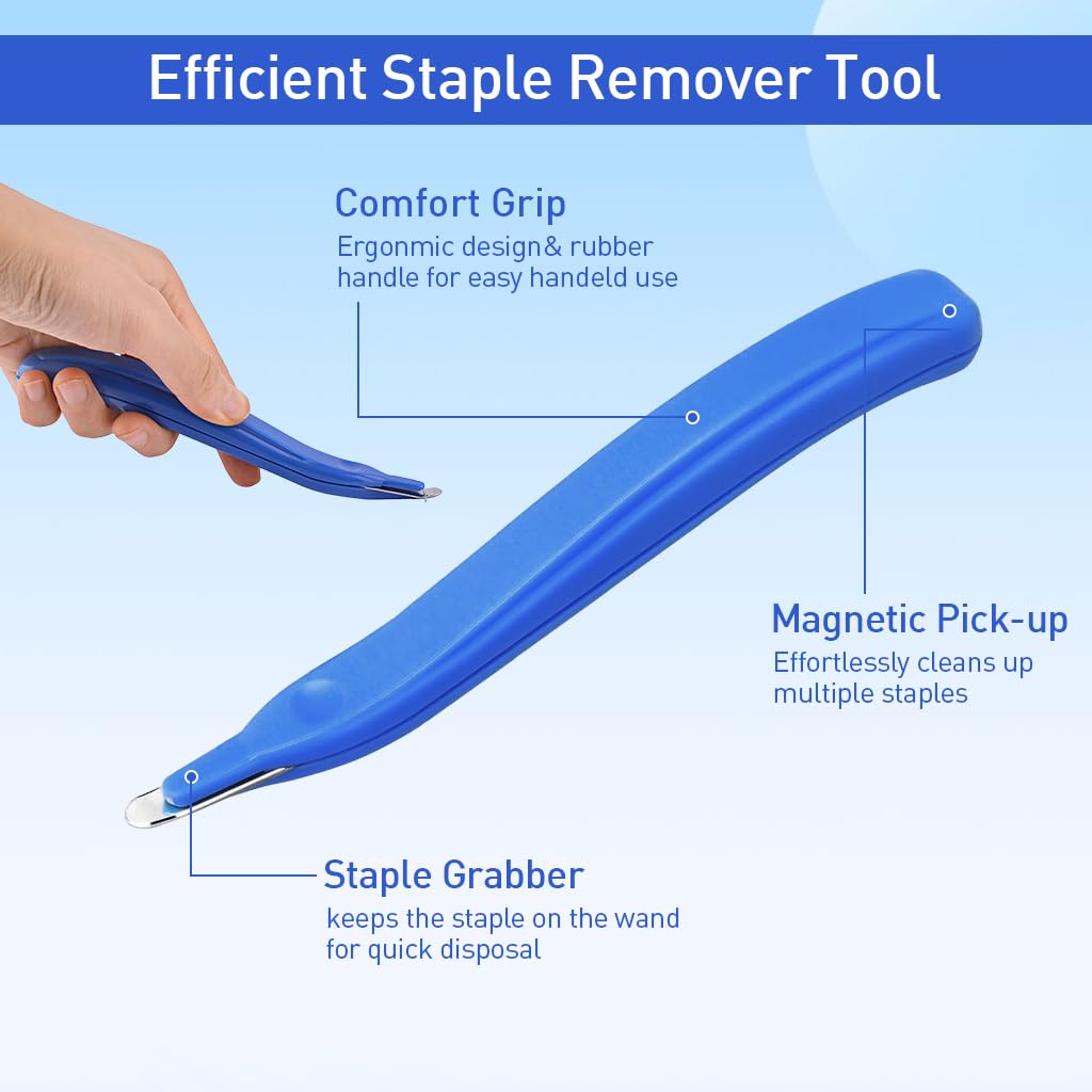 HASTHIP® Staple Remover Tool, Labor Saving Staplers Removal Stapler Remover Staple Puller Remover for School, Office  Stapler Remover Tool Staple Remover Stick Home School Supplies