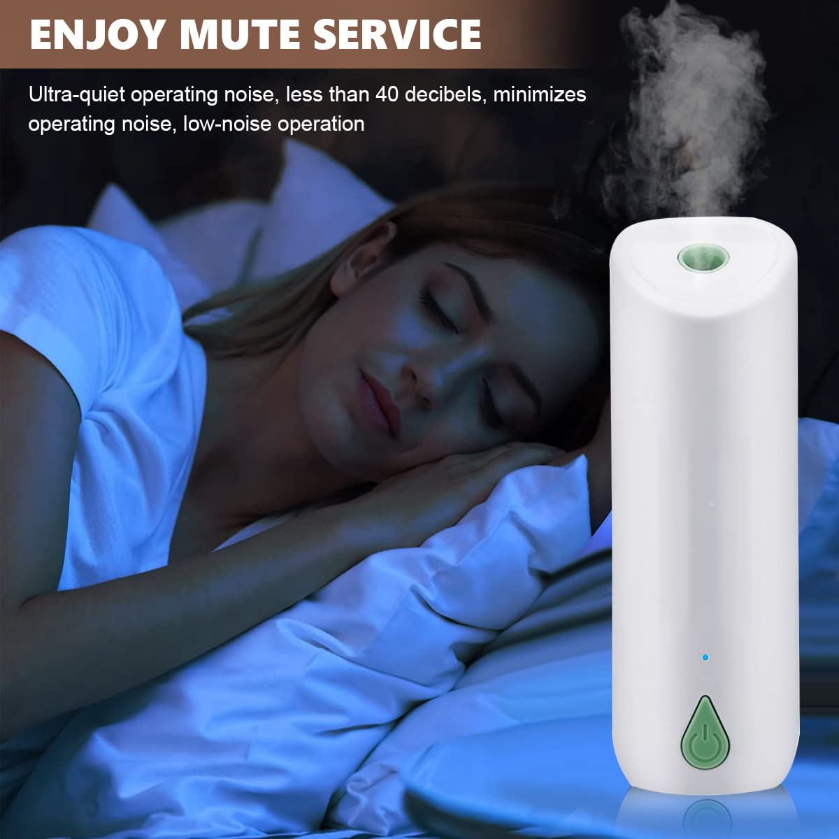HANNEA Aroma Diffuser for Home with 500mAh Battery and 3 Spray Modes | 26dB Silent Operation
