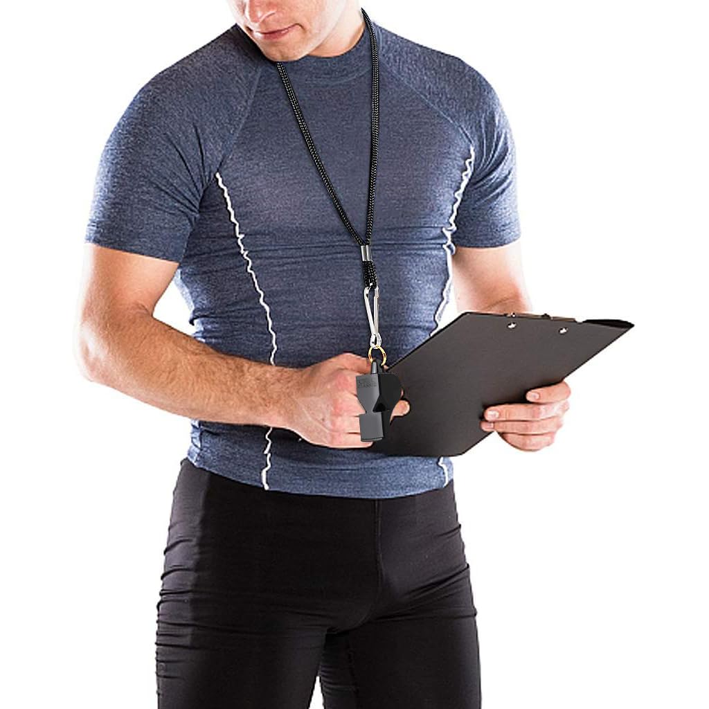 Proberos Whistle for Sports Coach with 120dB Pealess Chamber and ABS Polymer Build | Referee and Gym Use