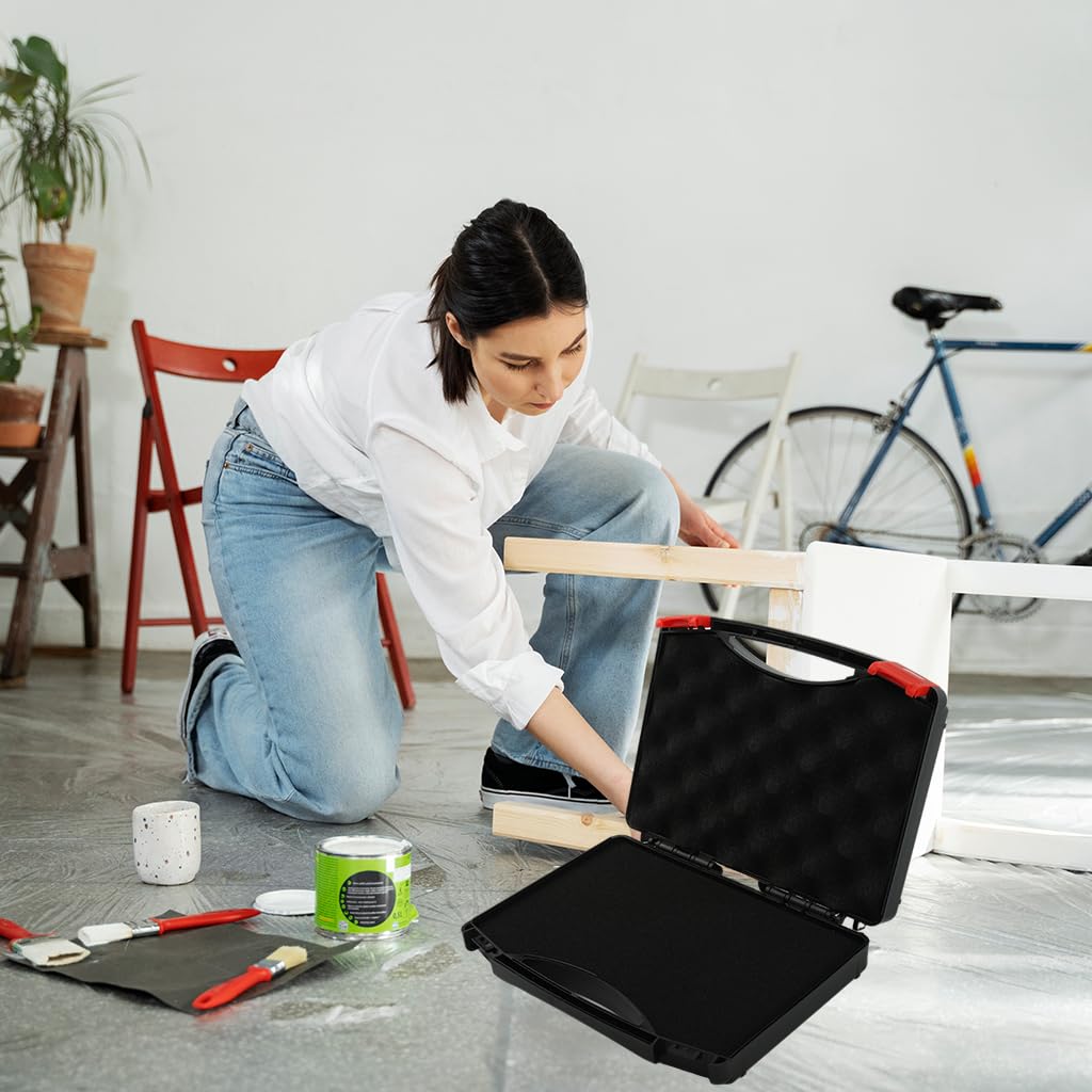 Electrical Tool Carry Case for Hardware and Electrical Tools with Custom Foam Insert 23x18x4.5cm PP Hard Shell | Anti‑Impact Storage Box