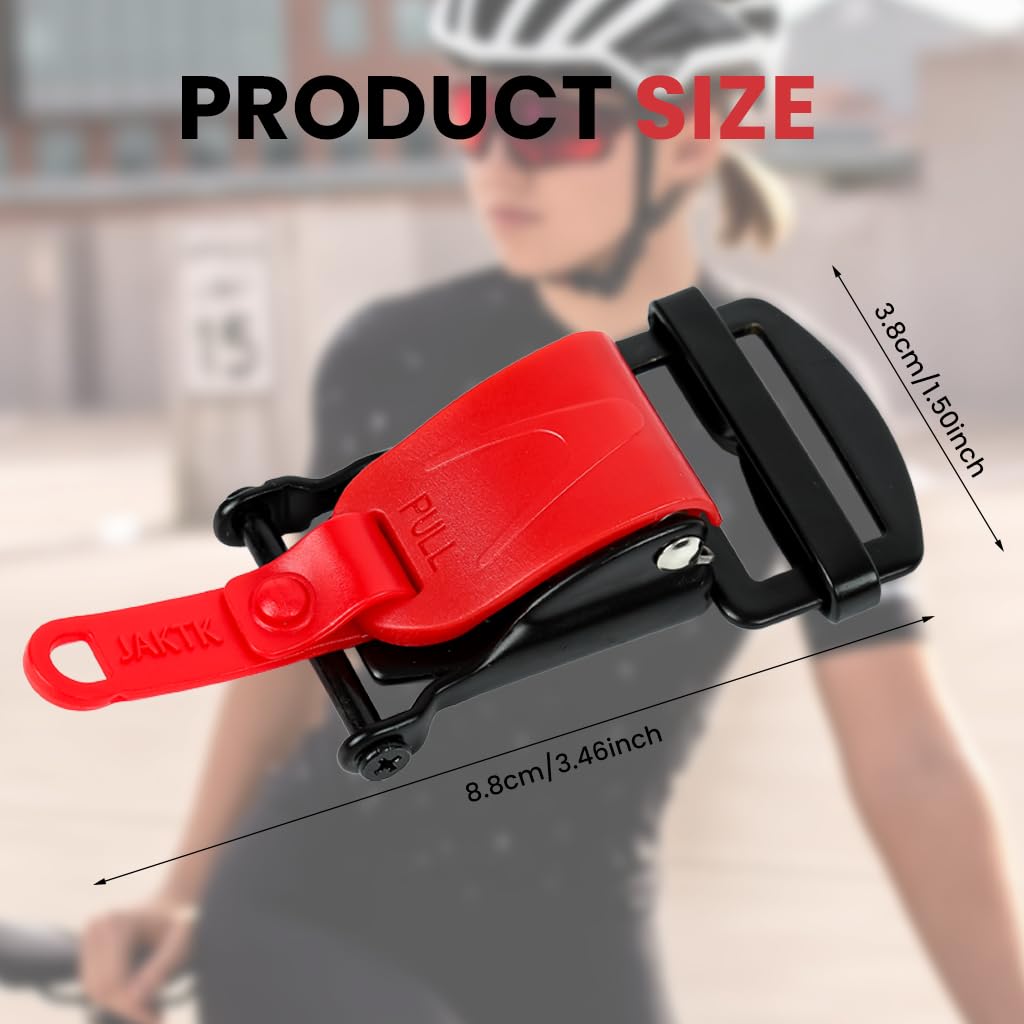 STHIRA Helmet Quick Release Buckle Replacement Kit for Chin Straps Up to 1 in featuring Ratcheted Stainless Steel Mechanism