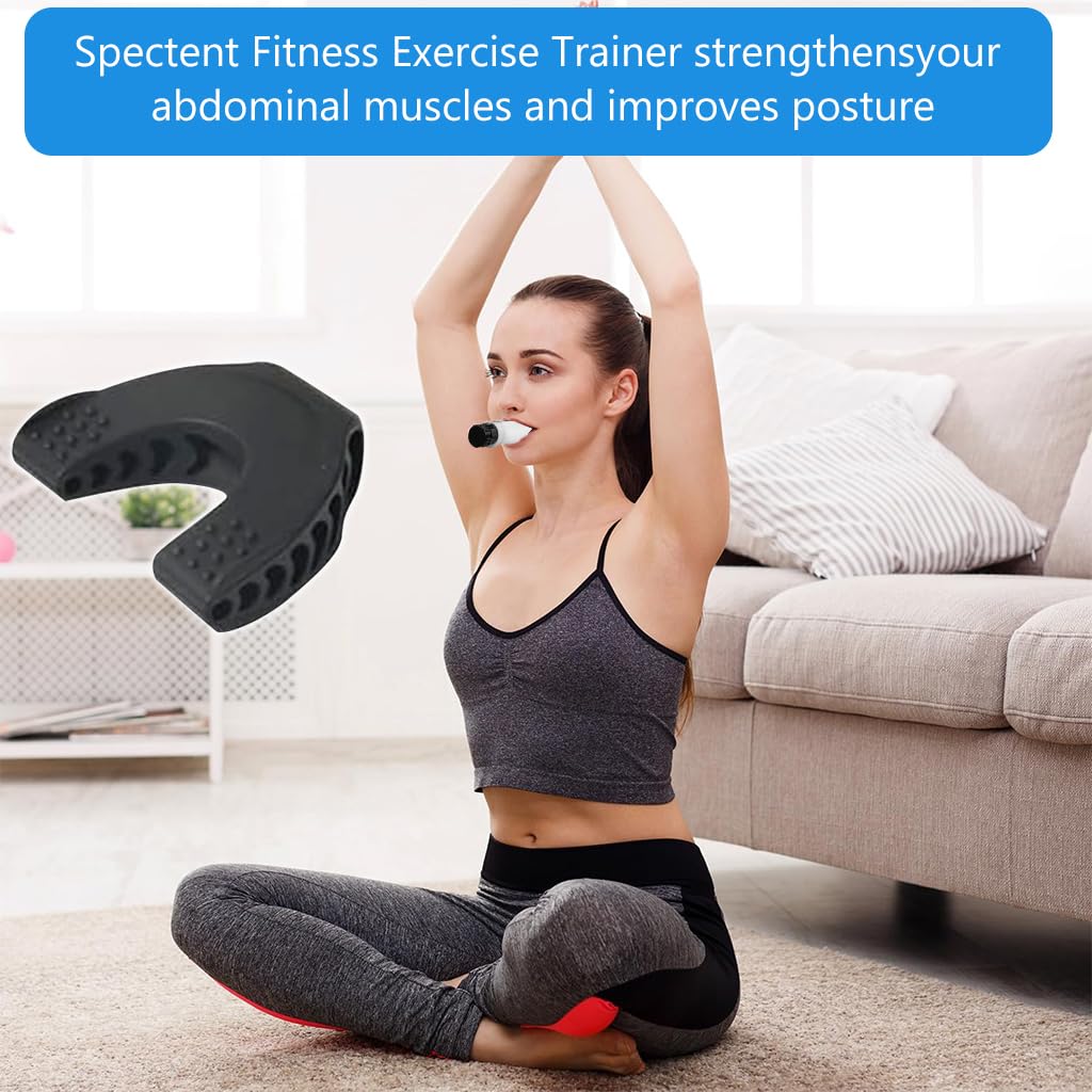 Proberos Respiratory Trainer for Lung and Jawline Exercise with Adjustable Resistance | Food Grade Silicone Fitness Breathing Device