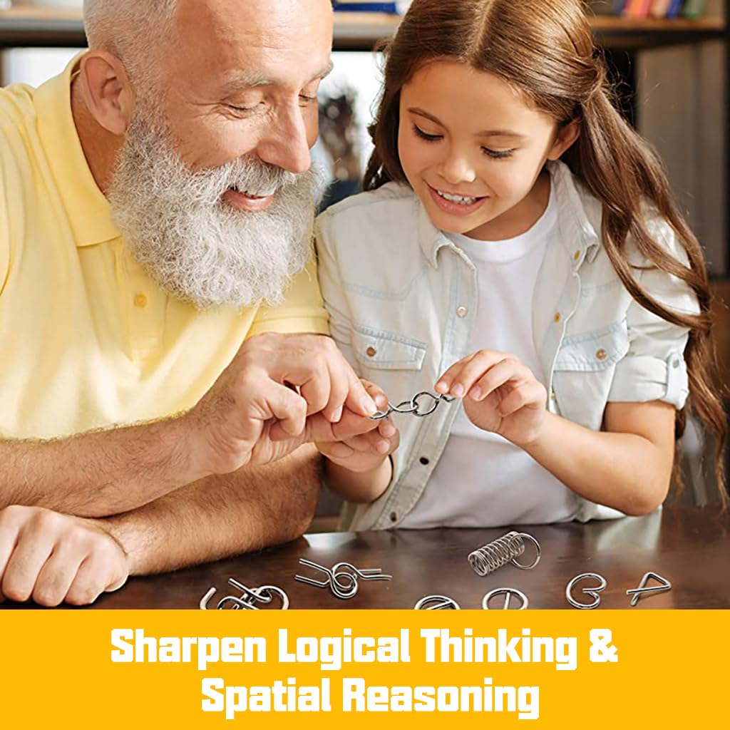 PATPAT Brain Teasers Metal Wire Puzzle Toys for Children with Devil’s Claws Design | IQ Gift