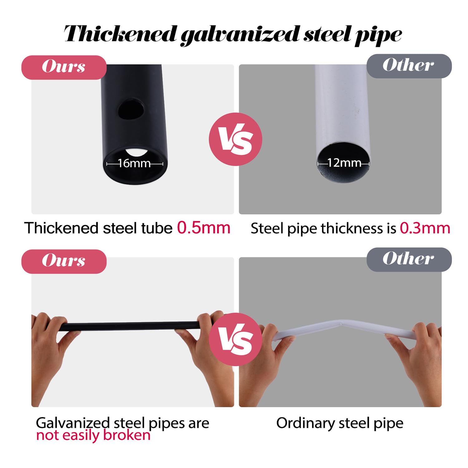 HASTHIP Metal Plant Stand for Garden with 240x140x37cm Arch Trellis Frame | Black Steel Outdoor Décor