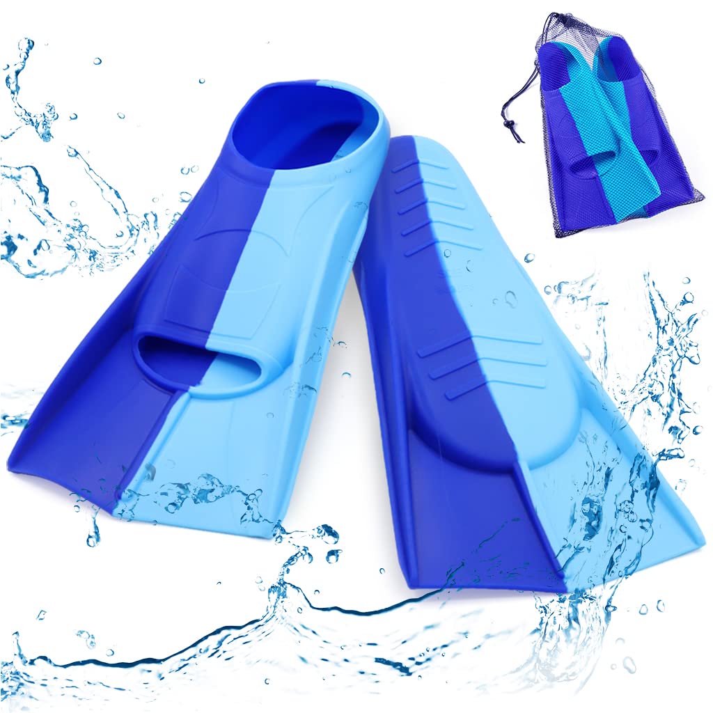 Proberos® Swimming Fins, Swimming Fins for Teens Adult Silicone Swimming Fins for Freestyle and Backstroke Training Swimming Class