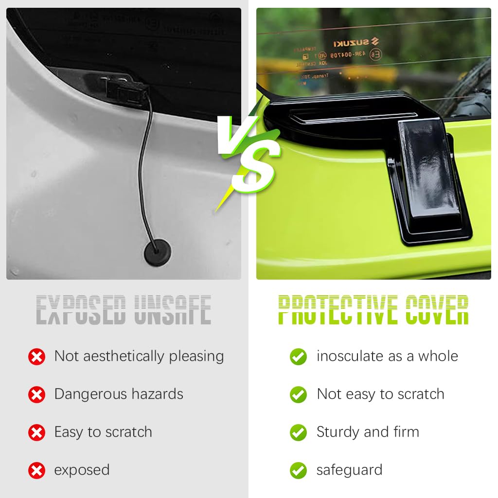 STHIRA Rear Windshield Defroster Heating Wire Shield Covers 2Pcs for Suzuki Jimny 2019–2023