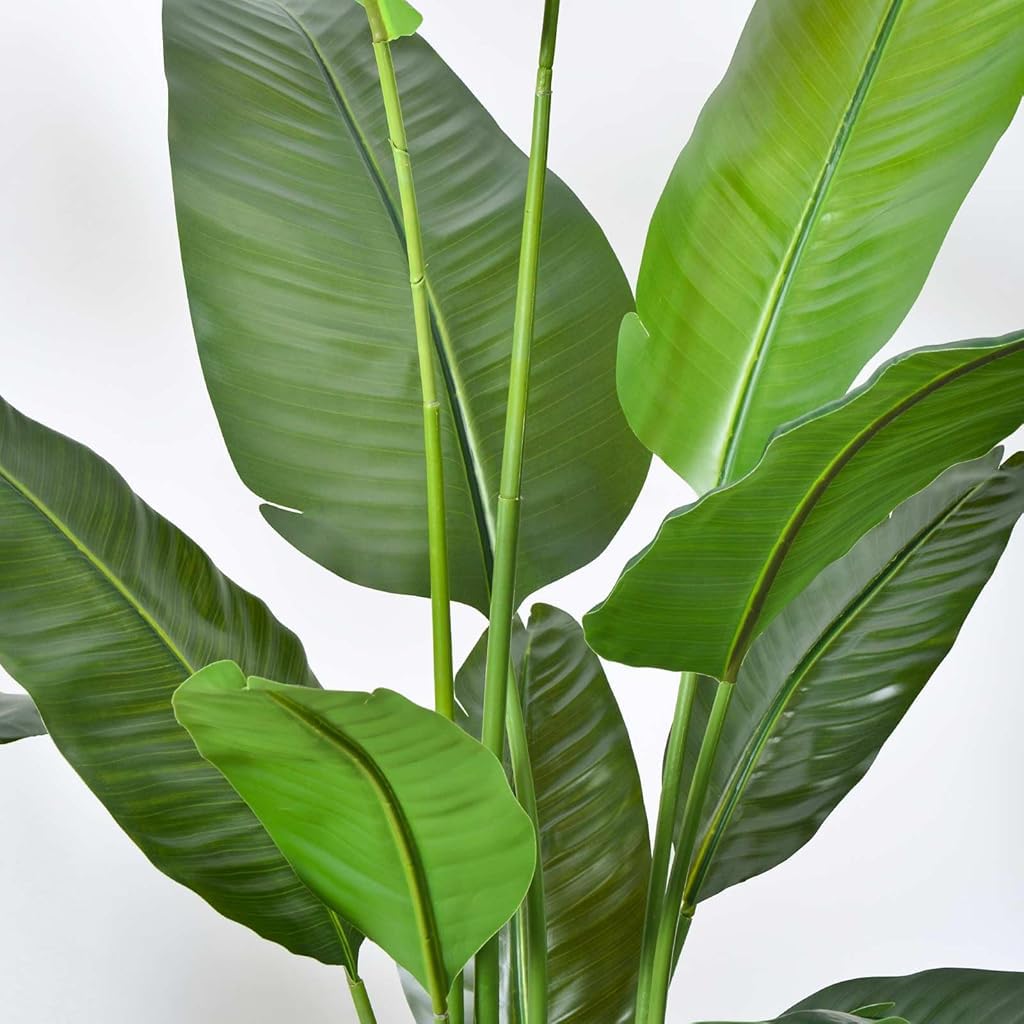 Supvox Artificial Green Plant Pot for Home and Office Decor with 47.2 in Potted Plant | Realistic Evergreen Foliage