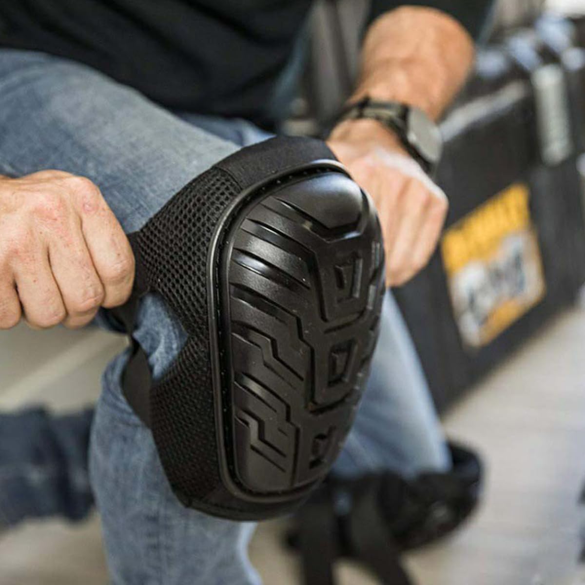 Proberos Knee Protector Pads for Work and Skating featuring TPE Hard Shell & Cushioning | Waterproof Ergonomic Design