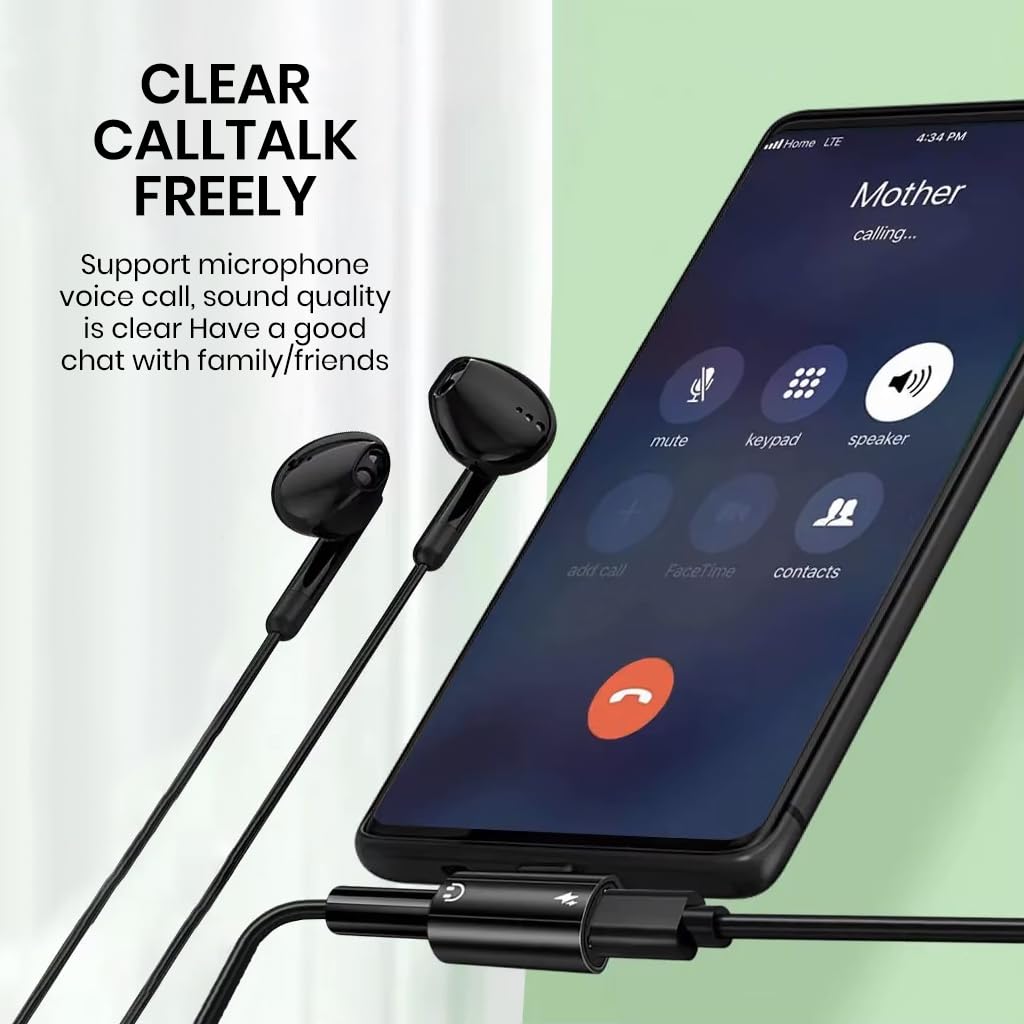 Verilux Type C to 3.5 mm Adapter with PD 60W Charging and T-Shape Design | Aluminum Housing