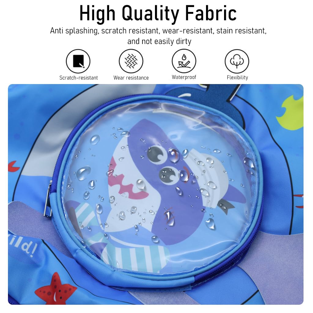 PALAY Swimming Bag for Kids with Drawstring Design and Wet Dry Zone 34×10×37 cm Blue