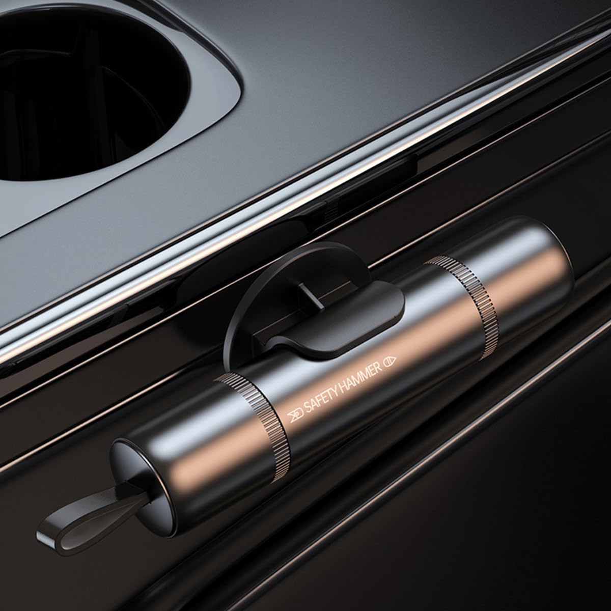 STHIRA Car Window Breaker with Seat Belt Cutter for Emergency Escape featuring Tungsten Steel Bit | 3 PCS Compact Tool