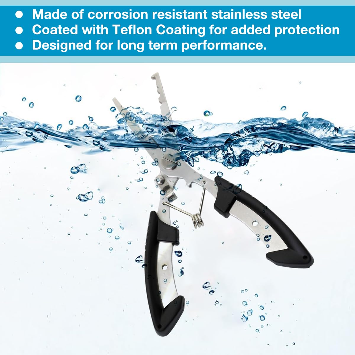 Proberos Fishing Tools Kit for Anglers with 6.5 in Plier and 7 in Lip Gripper | Stainless Steel