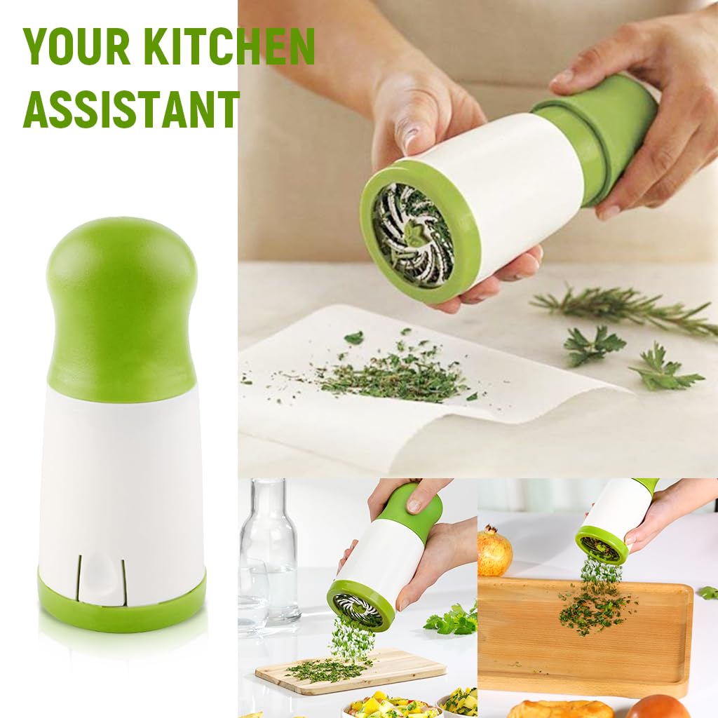 Supvox® Kitchen Herb Mill Herb Grinder Spice and Seasoning Grinder Kitchen Manual Seasoning Grinder Parsley Grinder Detachable Kitchen Manual Grinder for Spices, Seasoning, Parsley, Coriander