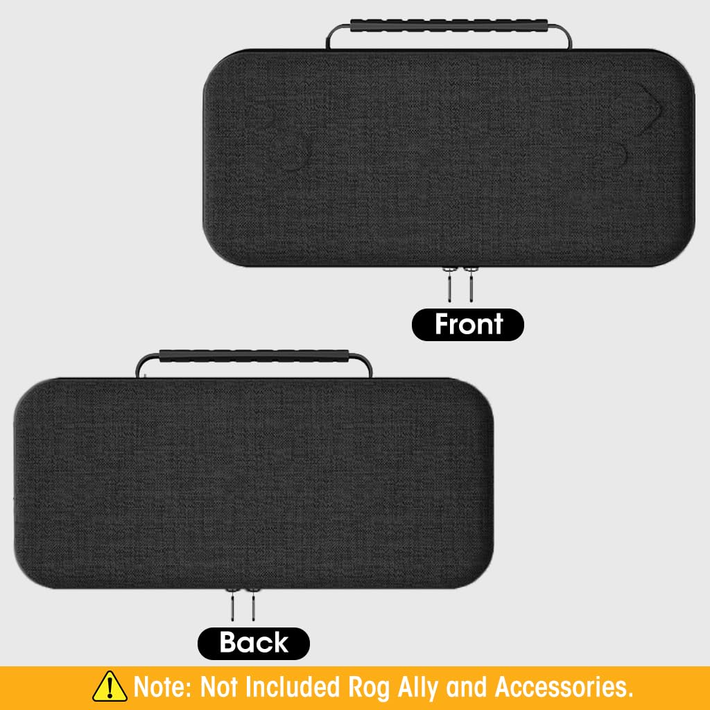 ZORBES Carrying Case for Rog Ally featuring Mesh Pouch Storage and Handle | 12.79 x 5.47 x 3.35 in EVA Protective Travel Bag