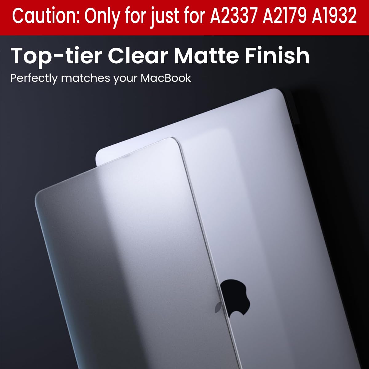 ZORBES Laptop Case for MacBook Air M1 13 Inch Matte Semi-transparent Laptop Case with Heat Dissipation Fashion Slim MacBook Laptop Case Compatible with 2020/2019/2018 MacBook Air M1 A2337 A2179 A1932