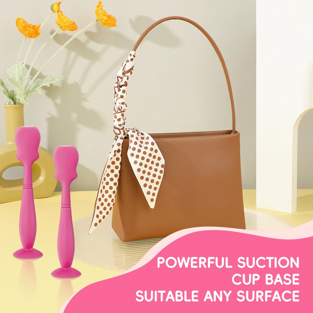 SNOWIE SOFT Diaper Rash Cream Spatula for Baby Care with Suction Cup Base and Detachable Silicone Spoon