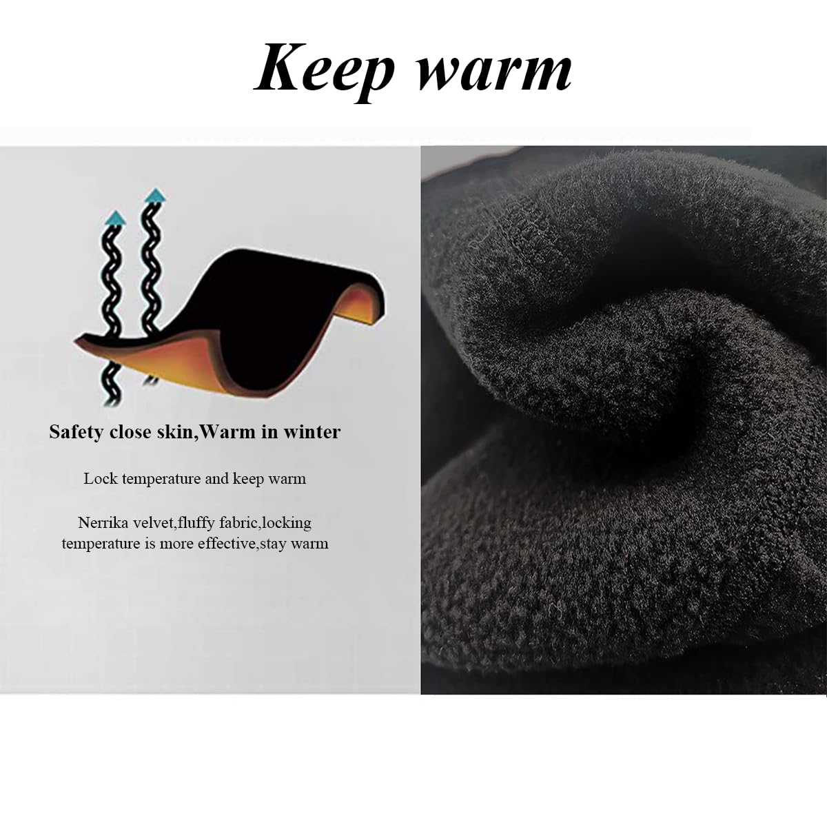 Proberos Full Face Ski Mask for Men and Women with Knitted Acrylic Fabric | Thermal Windproof Balaclava for Skiing and Riding