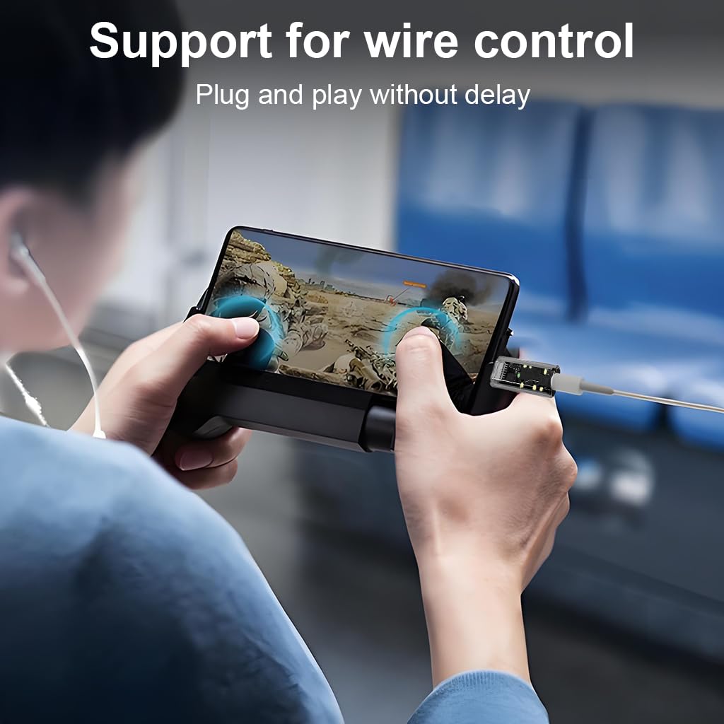 ZORBES Lightning to 3.5mm Audio Adapter for iPhone and iPad with 40mW Output | Plug & Play Wire Control