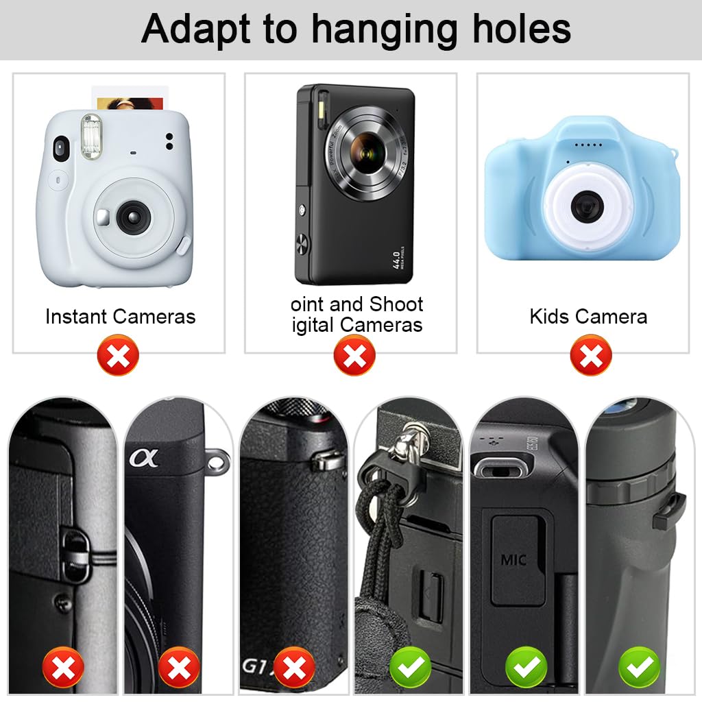 ZORBES Camera Shoulder Strap for DSLR and Mirrorless Cameras with Quick Release | Adjustable Shock Relief Sling