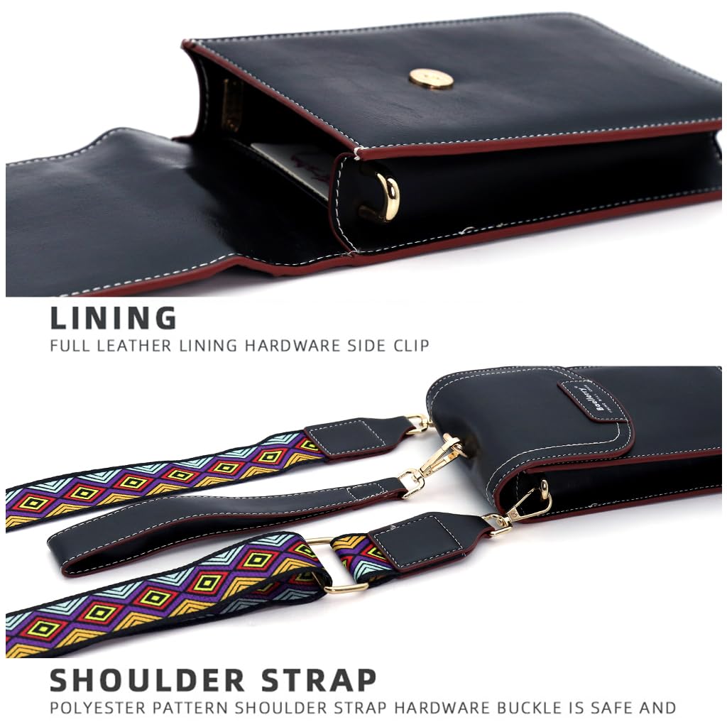 PALAY Women Crossbody Phone Bag for Daily Use with 7.1 in Size and Detachable Strap | PU Leather Wallet Purse