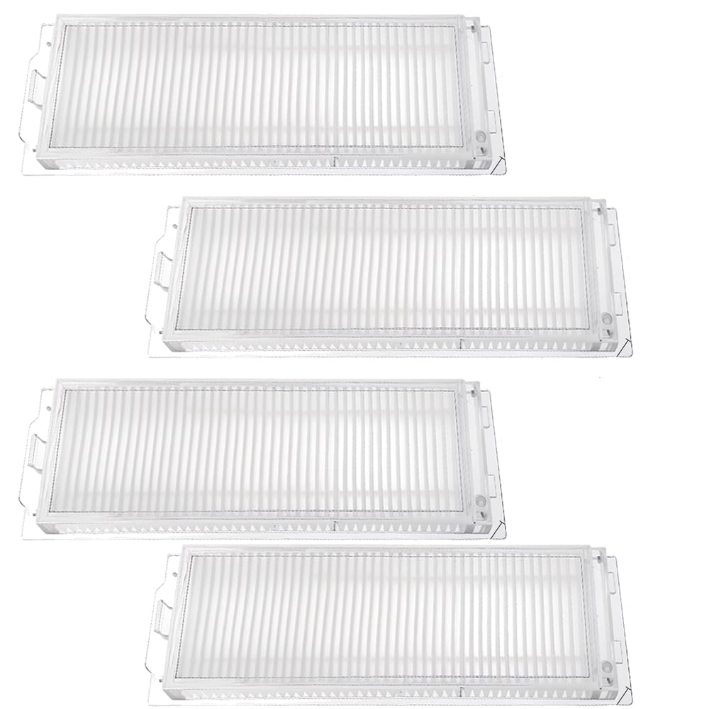HASTHIP® Compatible with Mi Robot Vacuum Mop-P, Replacement Filters Vacuum Cleaner Filters for Mop-P, Tailorted fit Primary Filters Mop-P Accessories, Pack of 4.