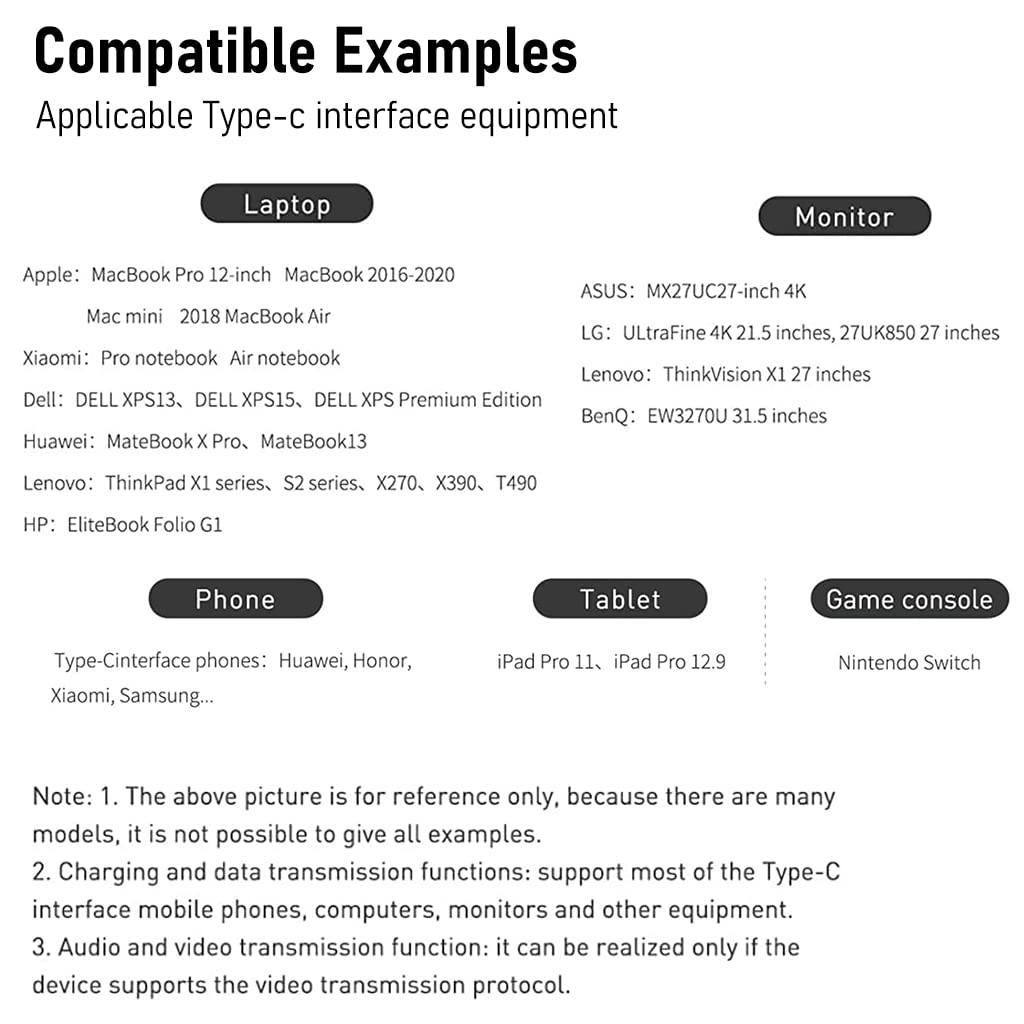 Verilux Type C Cable for Thunderbolt 4 with LCD Display and 40Gbps Transfer | 240W USB4 Fast Charging
