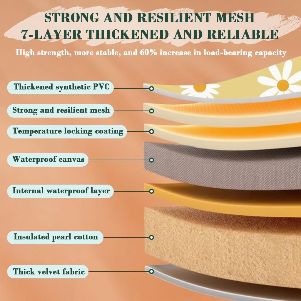 HASTHIP Portable Bathtub for Adults with 27 in Depth and Foldable Multi Panel Design | PVC Ice Bath for Home Spa