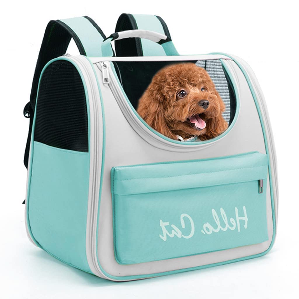 SNOWIE SOFT Cat Carrier Backpack for Travel with 34×25×37cm Space & Transparent Window | Ergonomic Padded Straps