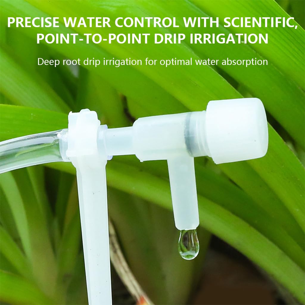 HASTHIP Slow Drip Irrigation Kit for Gardening with 5 Meter Water Pipe & Filter | DIY Setup