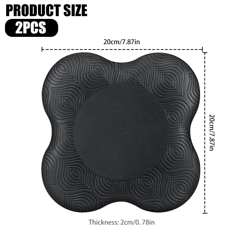 Proberos Yoga Knee Pad for Planks and Pilates featuring Non Slip EVA Material | 2pc Support