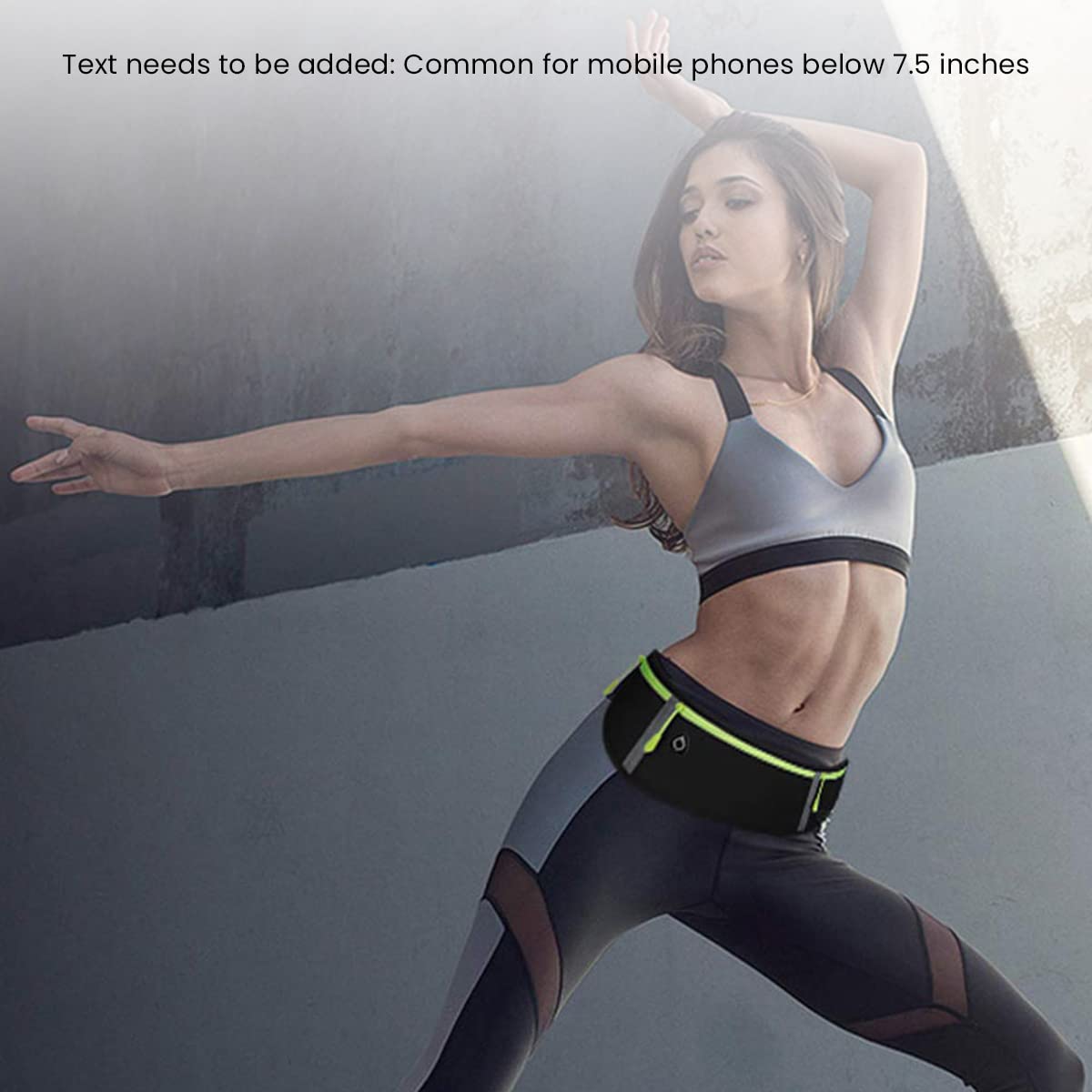 Optifit Running Belt Bag for Outdoor Workout with Cup Holder and Cable Hole | Fits 31–53 in Waist