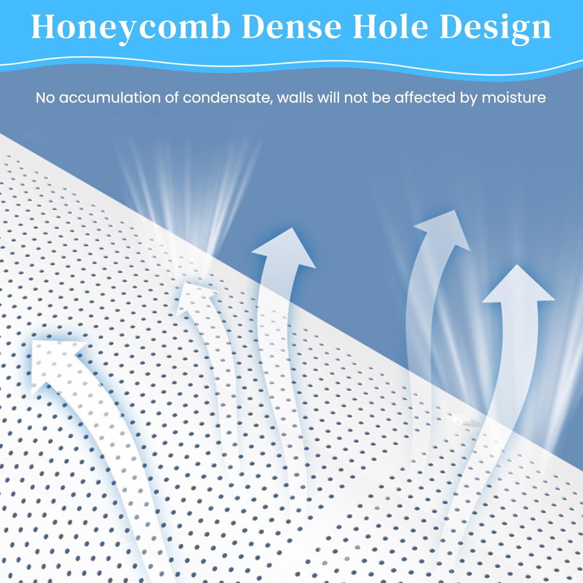 HASTHIP Air Deflector for Ceiling AC featuring 3000 hole panel and 23.6x10.6 in size | prevents condensation