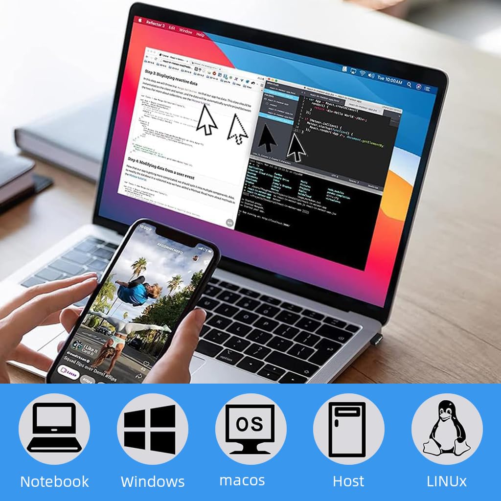 ZORBES Mouse Jiggler for Telecommuting with Switch and 3 Motion Modes | 2Pcs USB Plug and Play