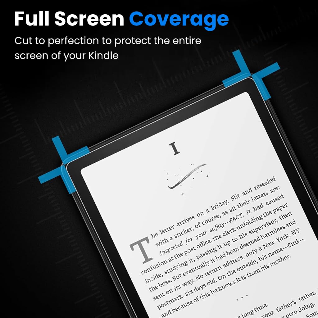 ZORBES Screen Protector for Kindle Paperwhite 12th Gen 7 in | Pack of 2 HD Anti Glare Matte PET with Bubble Free Scraper Tool