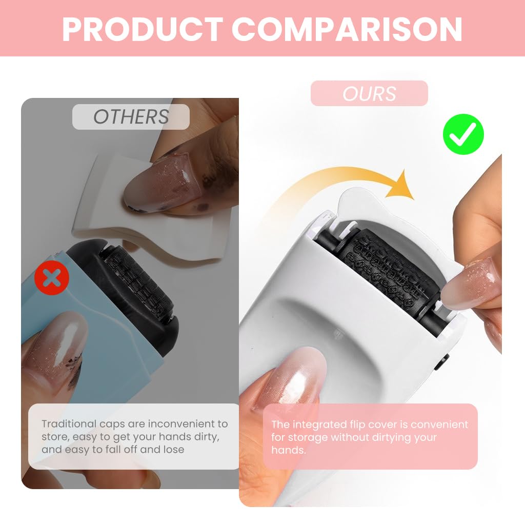 OFIFO Confidential Roller Stamp for Privacy Protection with 0.9 in Wide Pattern | Refillable Ink and Telescopic Box Cutter