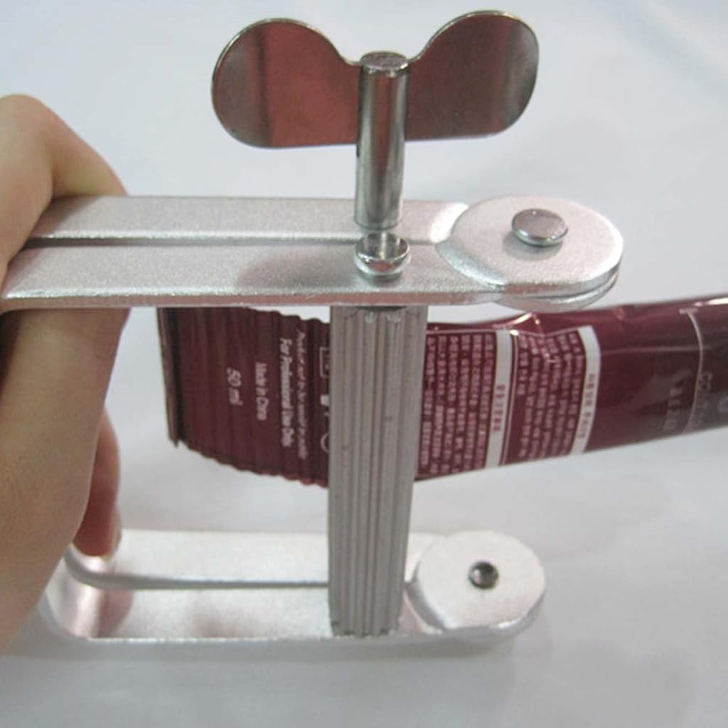 HASTHIP® Metal Tube Squeezer Wringer Tube Roller for Hairdressing Hair Color Dye Hand Cream Toothpaste