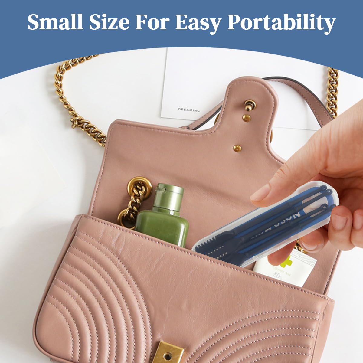 HANNEA Nose Hair Trimmer 8PCS for Men and Women with Dual Blade Design | Stainless Steel Pain-Free Grooming Tool