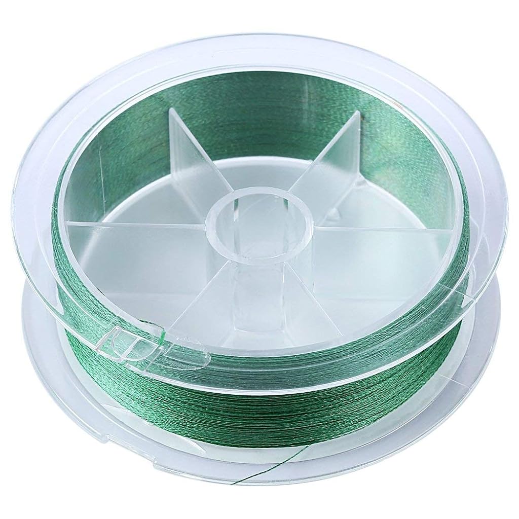 Zorbes® Green Strong Durable 0.45mm 70LB 100M PE 4 Strands Monofilament Braided Fishing Line Angling,Accessory,Max Tension 31.7KG 3 PCS